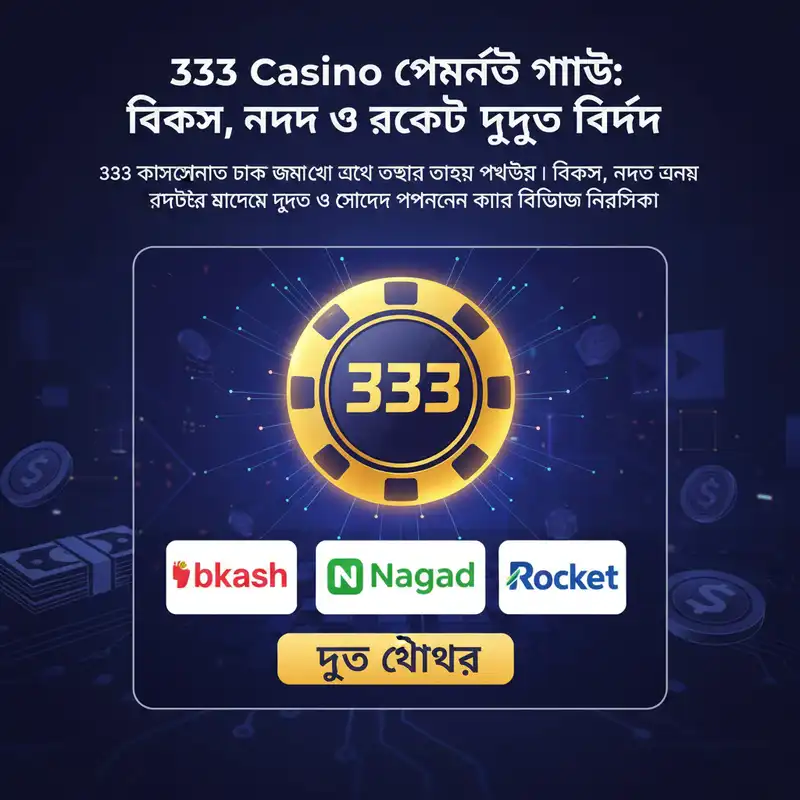 333 casino পেমেন্ট পদ্ধতি বিকাশ নগদ রকেট