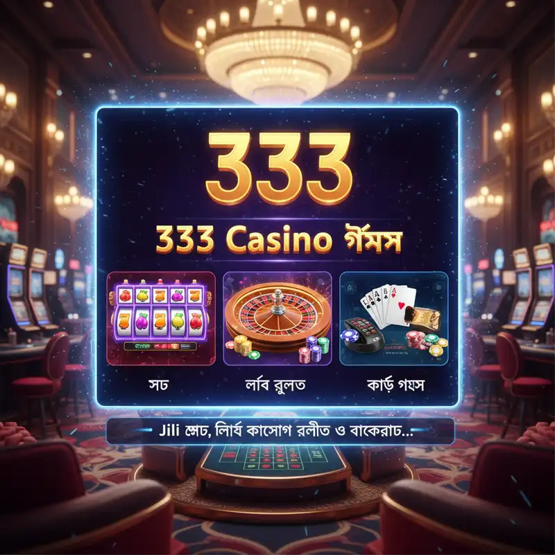 333 Casino জনপ্রিয় গেমস এবং স্লট